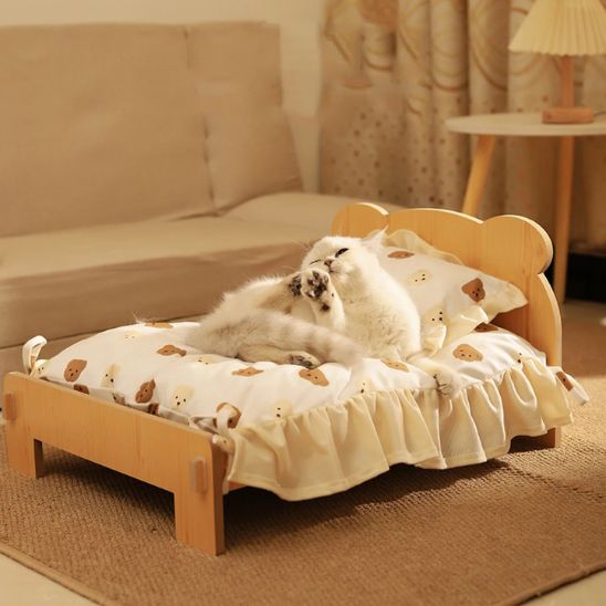 chat curieux lit pour chat minibed