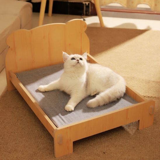 chat heureux lit pour chat minibed