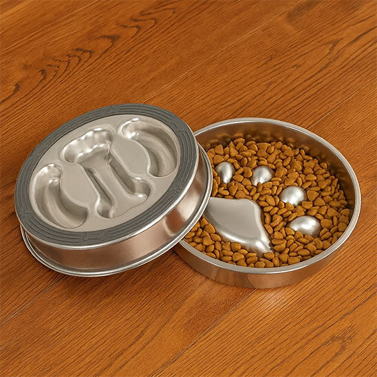 gamelle anti-glouton chat croqbol ronde