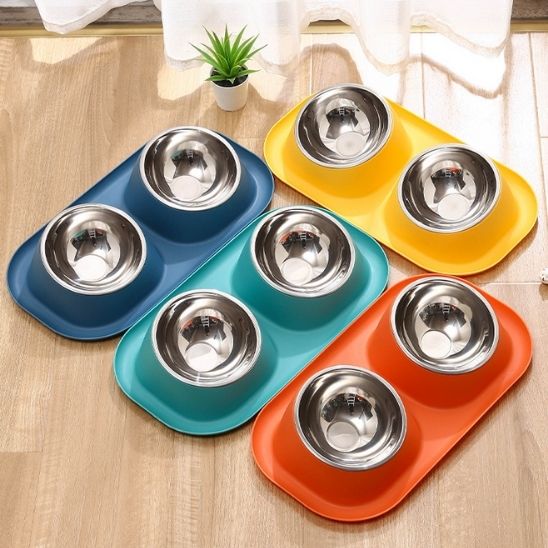 gamelle chat bivora multicolore empilable design