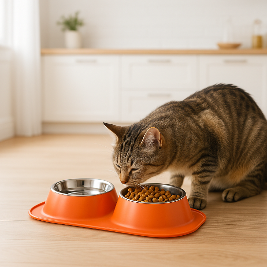 gamelle chat bivora orange utilisation en cuisine