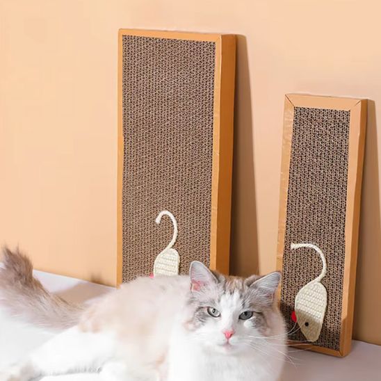 griffoir en carton pour chat scratchi vertical ou horizontal