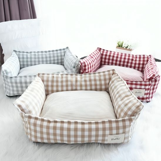 panier pour chat grisou collection vichy