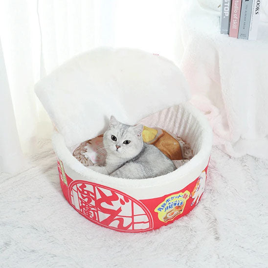 panier pour chat ramini design nouilles