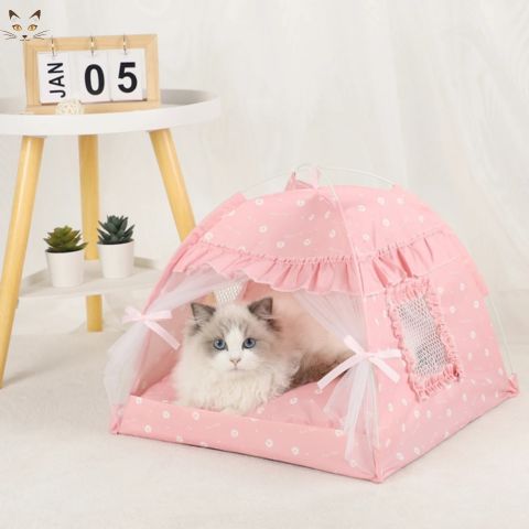 cabane-pour-chat-snuggy-princesse-rose