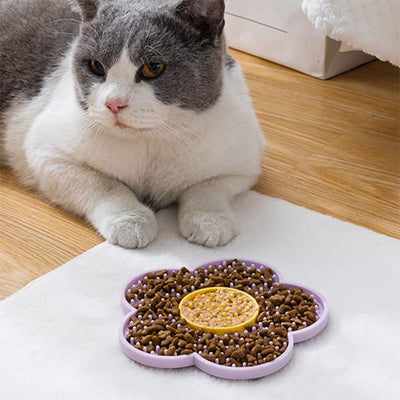 chat repos tapis lechage gourmifleur violet