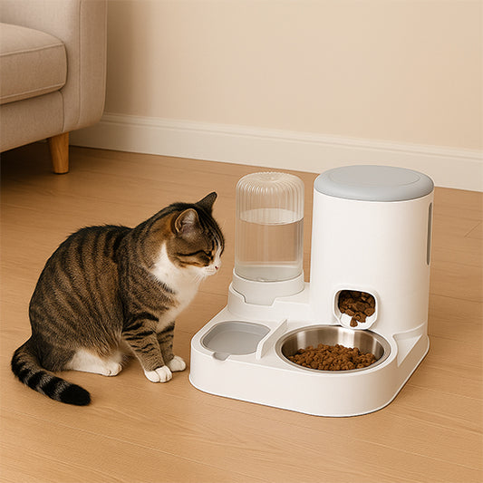 distributeur de croquettes pour chat gourmicat lifestyle