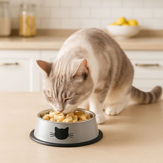 gamelle chat minibol grise poulet cuisine