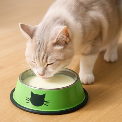 gamelle chat minibol vert lait gourmand