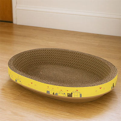 griffoir pour chat griflou panier carton