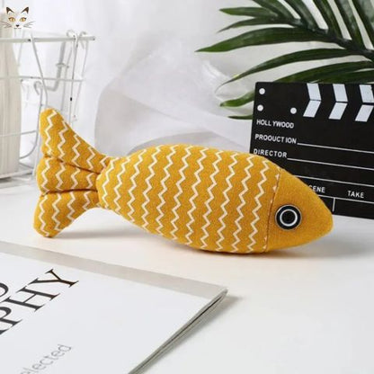 jouet-pour-chat-fishkitty-jaune