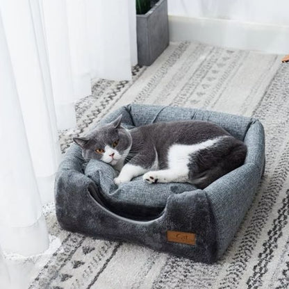 niche a chat toupeti transformable en panier moelleux