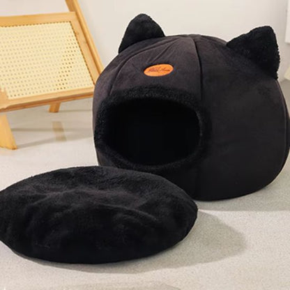 niche pour chat nidouillet noire