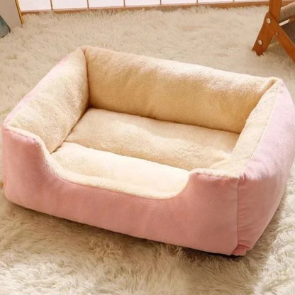 panier chat minoudoux rose