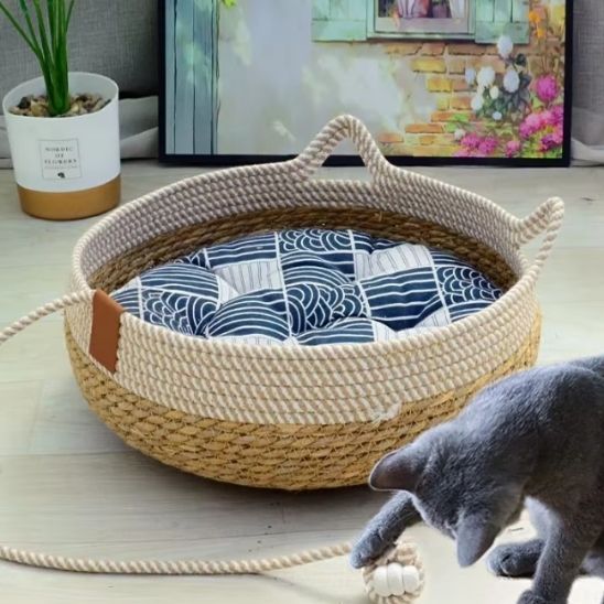 Panier en osier pour chat | Chatéa™ - Miss - Tigri