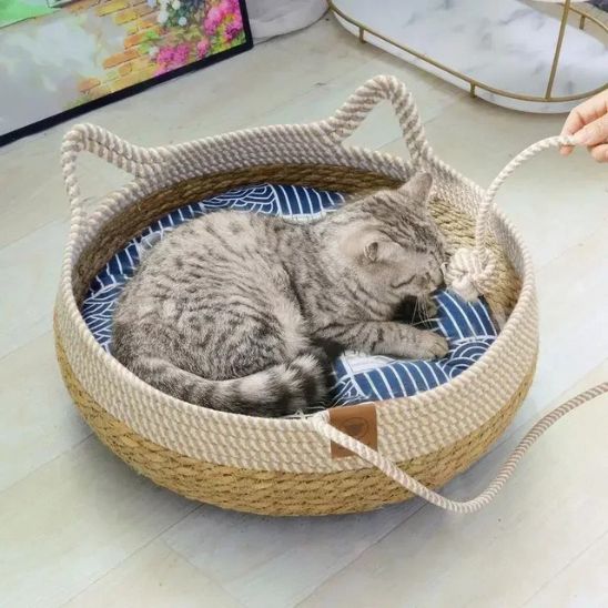 Panier en osier pour chat | Chatéa™ - Miss - Tigri