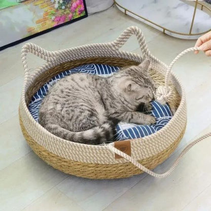 Panier en osier pour chat | Chatéa™ - Miss - Tigri