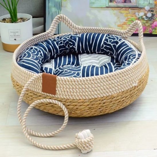 Panier en osier pour chat | Chatéa™ - Miss - Tigri