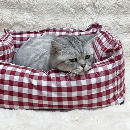 panier pour chat grisou chat gris zoom