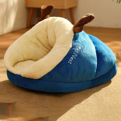 panier pour chat ronson variante bleu
